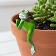thumbnail image 5 of Yucurem Funny Frog Figurines, Resin Hanging Sculpture Outdoor Statue Plant Pot Decorations for Home Garden Fence Balcony Patio Lawn Yard Ornaments (Right), 5 of 7