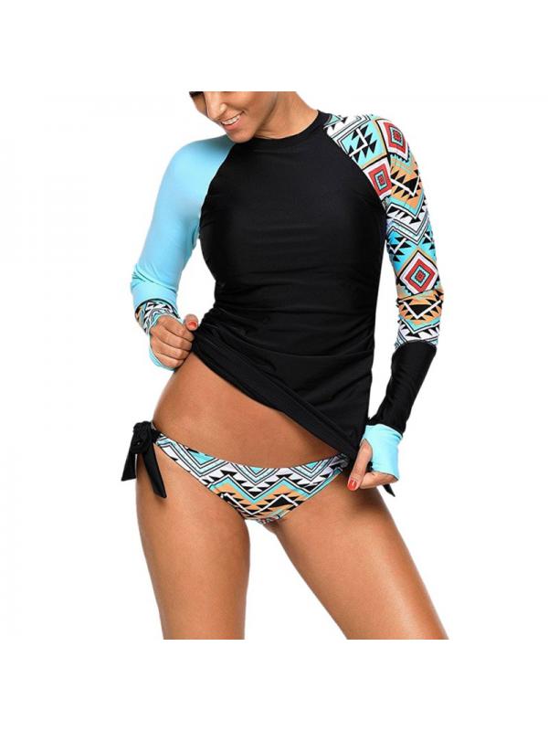 padded long sleeve swimsuit