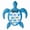 Turtle, variant on Lighted Outdoor Coastal Metal Wall Decor