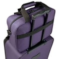 thumbnail image 7 of U.S Traveler Vineyard Fabric Expandable Rolling Luggage Set, Purple, 4-Piece (15/20/22/27), 7 of 7