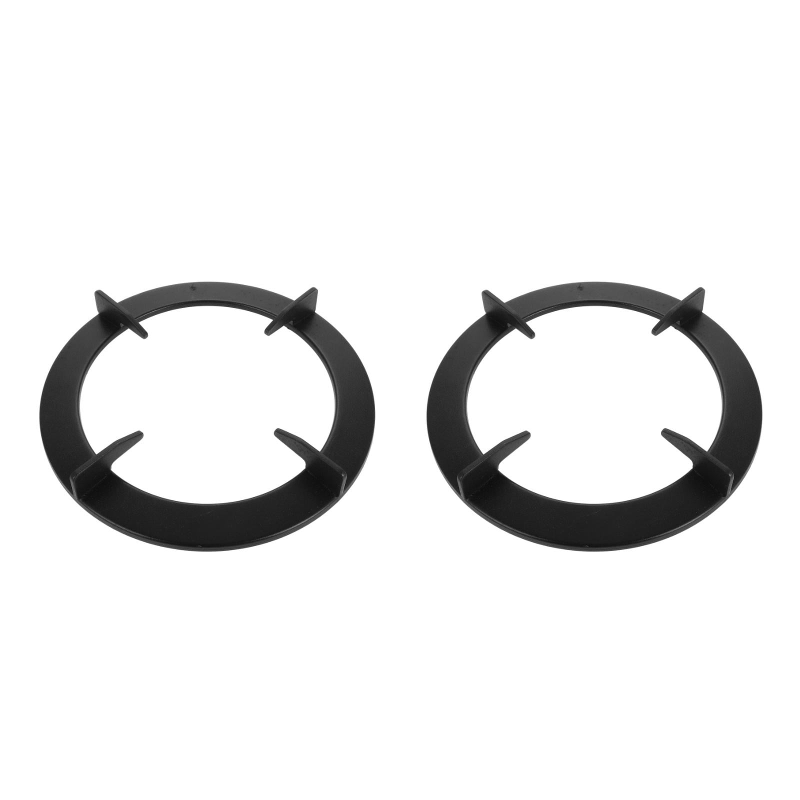 GOOHOCHY Raindrops 2pcs Nonslip Wok Supporting Rings for Gas Stove Cooktop Iron Wok Support Small Pot Rack Anti Skid Design