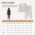 thumbnail image 4 of Bingfone Womens Pajama Sets Rabbit And Heart Print,Long Sleeve Loungewear Pajamas Set-Large, 4 of 8