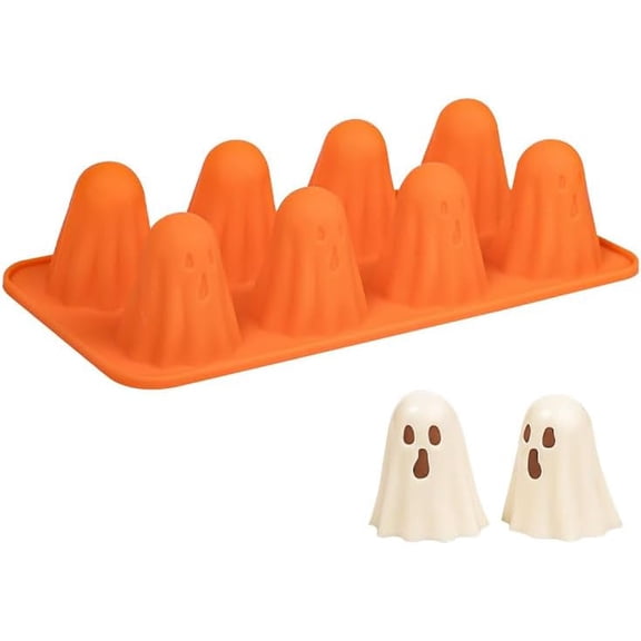 Halloween Baking Mold, Silicone Chocolate Molds, Halloween Silicone Molds, 1/2/3-Piece Set Suitable For Baking Cakes, Puddings, Frosting, Muffins, Soap, Candles, and ice Cubes
