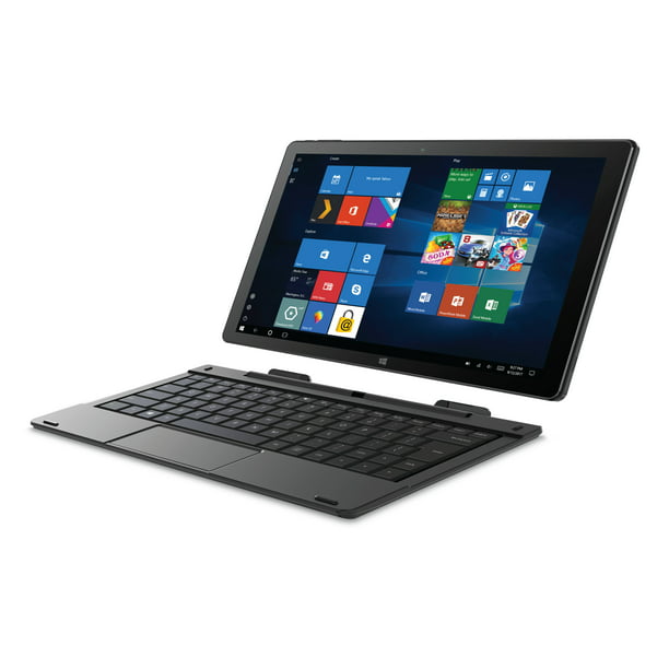 Smartab 10 1 2 In 1 Tablet W Keyboard 32gb Windows 10 Black Stw1800 Walmart Com Walmart Com