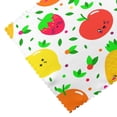 thumbnail image 5 of DouZhe Polyester Placemats Set of 4, Cute Fruits Pattern Heat Resistant Place Mats for Dining Table, 12" x 18", 5 of 7