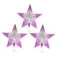 thumbnail image 4 of AURARMLET 3-Pack Hollow Christmas Tree Star Ornaments Plastic Holiday Decorations for Festive Home and Party, 4 of 8