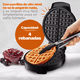 thumbnail image 3 of Wafflera 4 Rebanadas Acero Color Gris con negro, 3 of 3