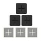 thumbnail image 5 of EeaseMX 6 toalleros autoadhesivos de ABS para baño, cocina y hogar., 5 of 7