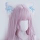 thumbnail image 2 of Furry Bangs Clip with Bow Plush Animal Hairpin Lolita for Cat Ears Hair Barrettes Ponytail Decor Non-Slip Hair Side Clip Yellow, 2 of 4