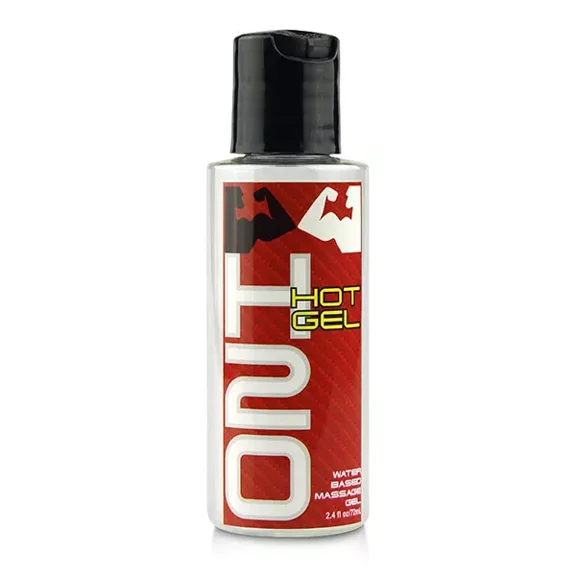 H2O Hot Gel Warming Water Based Massage Lubricant - (2.4 oz)