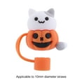 thumbnail image 4 of Paja Lindas Halloween Silicona Adornos 10 Mm para 30/40 OZ () Naranja, 4 of 4