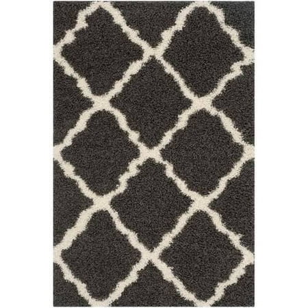Home Trends Geometric Rug - Safavieh Dallas Logan Geometric Shag Area Rug or Runner
