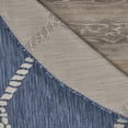 thumbnail image 6 of Ox Bay Sophie 5'3" Round Navy Nautical Rope Indoor/Outdoor Area Rug, 6 of 7