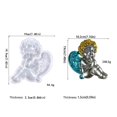 thumbnail image 3 of DIY Angel Baby Wall Decorations Silicone Mold Angel Winged Kid Desktop Decorative Ornament Resin Casting Mold DIY Craft Clear, 3 of 4