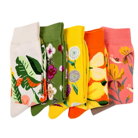 

YUEHAO Socks colorful Autumn Fashion so socks in tube Casual Taste Cotton socks Brown