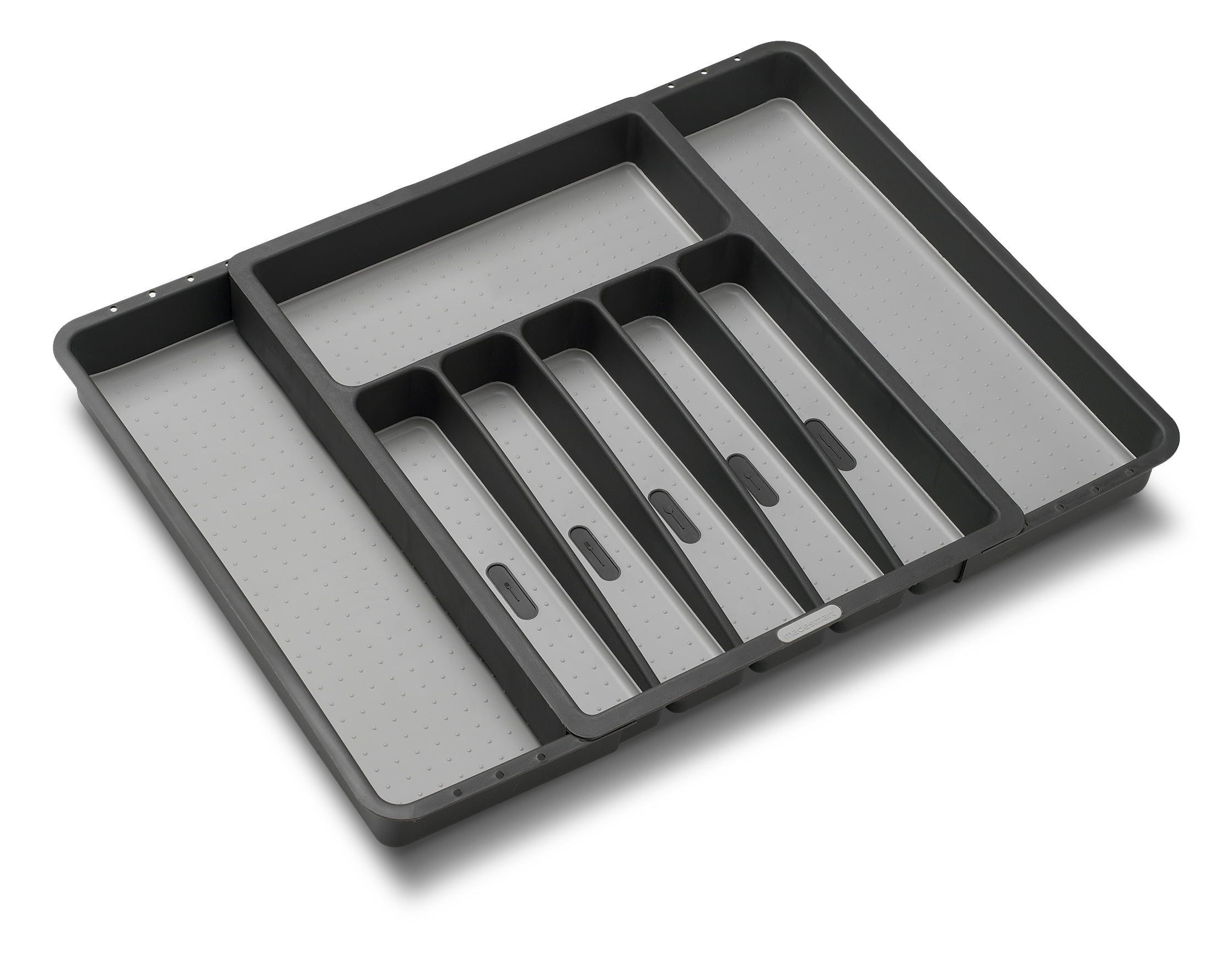 Madesmart Classic Expandable Silverware Tray, Granite