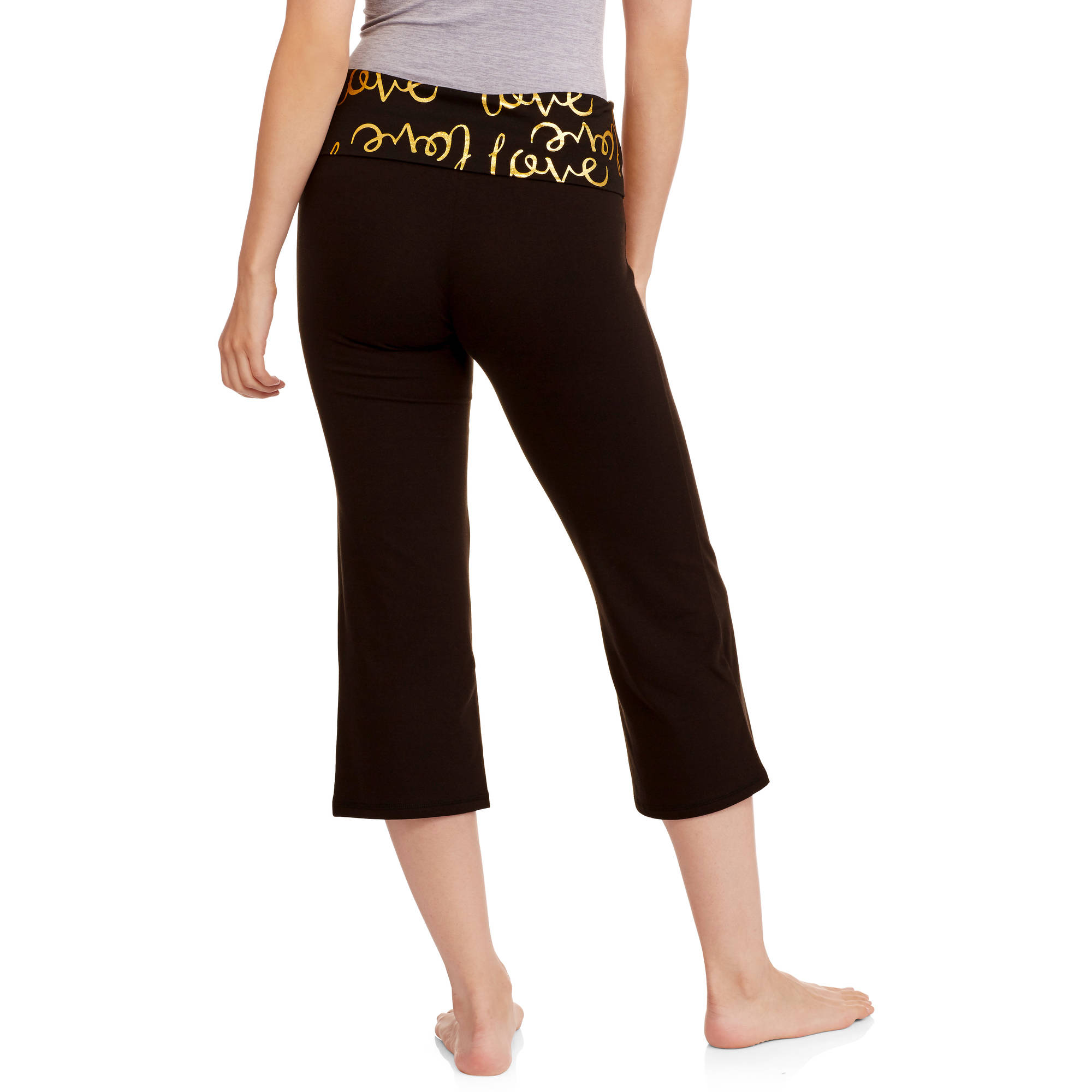 No Boundaries Juniors' Essential Skinny Capri Yoga Pants 