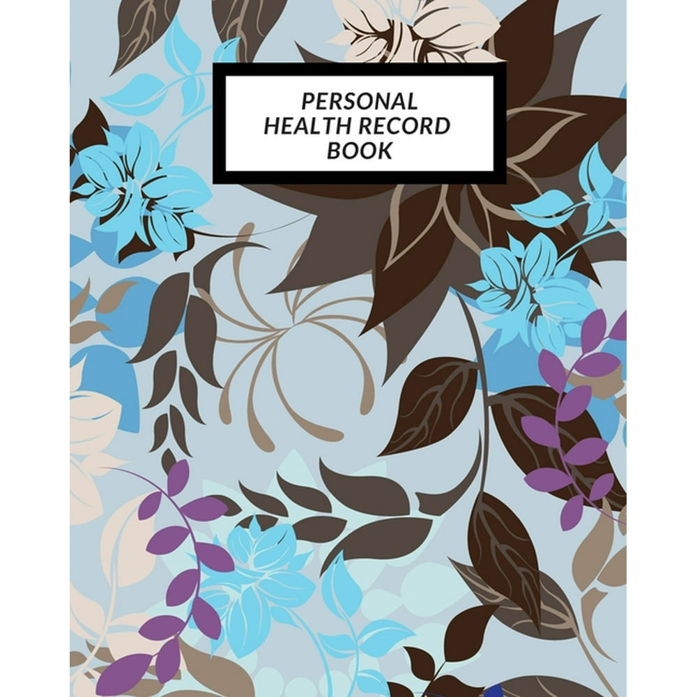 Personal Health Record Book Medical History Book, Personal Health