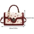 thumbnail image 6 of JUYGO Crossbody Purse Cute Cherry Print Handbag for Women Shoulder Bag Trendy Satchel Bag Purse with Flap Closure, 6 of 6
