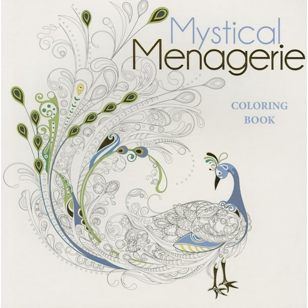 Download Mystical Menagerie Coloring Book Paperback Walmart Com Walmart Com