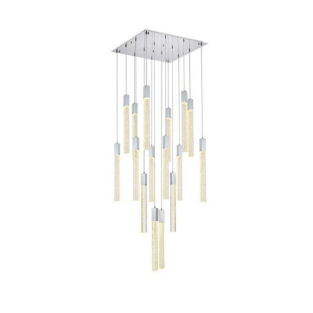

30 in. Weston 16 Lights Pendant in Chrome