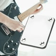 thumbnail image 4 of Guitare Électrique, Plaque de Connexion Basse en Acier Inoxydable Argent Chromé Design de Classe Mondiale, 4 of 8