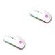 thumbnail image 4 of Seitruly Ratón inalámbrico para computadora USB 1600DPI Ratones ópticos ergonómicos recargables ajustables PC de escritorio portátil de Blanco 2Conjunto, 4 of 6
