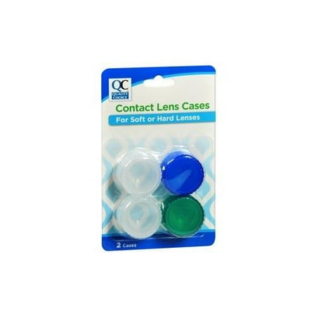 4 Pack Quality Choice Economy Contact Lens Case 2 Count (Best Quality Contact Lenses)