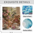 thumbnail image 3 of Diamond Art Kit for Adults, Teddy Bear Tea Time Delight Diamond Painting for Adults Beginners, 5D DIY Diamond Art Painting Kits, Colorful Diamond Painting Craft for Home Decor 12x16, 3 of 7