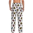 thumbnail image 3 of Xecao Bulldog Sunglasses Face Men's Straight Lounge Pajama Pants: The Ultimate in Comfortable Sleepwear, 3 of 9