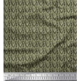 thumbnail image 1 of Soimoi Beige Polyester Crepe Fabric Wild Animal Skin Small Fabric Prints by Yard 52 Inch Wide, 1 of 3