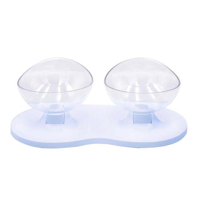 Cuenco Para Gatos Inclinado Ajustable De 0 ° 15 ° 20 ° Tazón De Comida Para Gatos Silencioso Antideslizante Tazón De Agua Para Gatos Tazón De Alimentación Para Gatos Plato Multiusos Para Gatos Reduce Sweethay PT001453-02