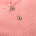 thumbnail image 4 of OUSITAID Winter Newborn Baby Boy Girl Clothes Set Ribbed Outfits Unisex Infant Solid Cotton Button Long Sleeve Tops Pants 2PCS, 4 of 6