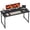 Black, variant on Amadwell 54" Computer Desk, Home Office Desk, Study & Gaming Desk with Storage, Large Legroom, Sturdy Metal Frame,Rustic Brown