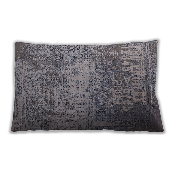 Ahgly Company Indoor Rectangular Mid-Century Modern Lumbar Throw Pillow, 13 inch by 19 inch