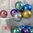 thumbnail image 1 of Globo multicolor de Metal cromado para decoración, macarrón de látex y plata, arco de boda, fiesta de cumpleaños, Baby Shower, 5-18 pulgadas, 1 of 4