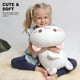 thumbnail image 4 of Cute Kitten Plush Toy Stuffed Animal Pet Kitty Soft Anime Cat Plush Pillow for Kids ( White , 13.7"), 4 of 5