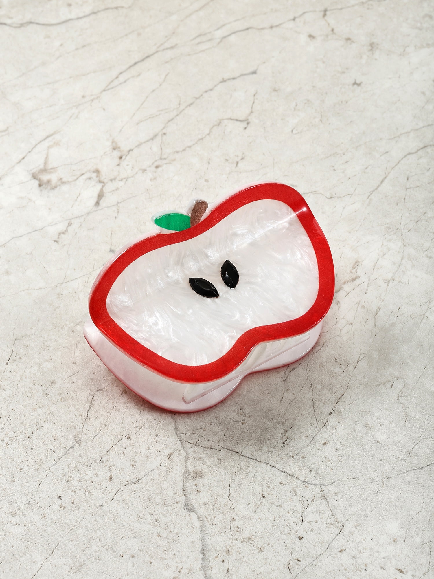 Packed Party An Apple A Day Claw Clip, Female, 1 Pair