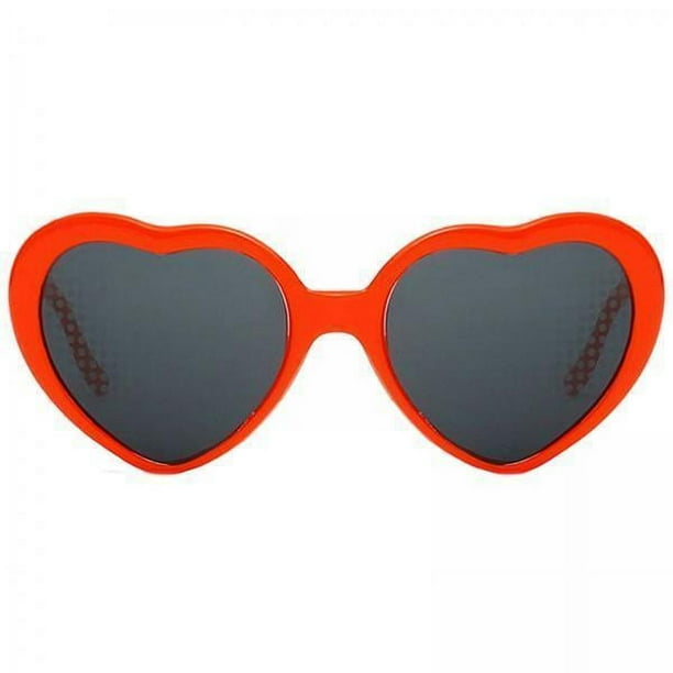 Gafas de sol jinwen con efecto 2X en forma de corazón 2 piezas