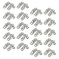 thumbnail image 7 of 20pcs Vintage Metal Hasp Latch Lock for Wood Boxes and Doors Silver Tone Antique Style Small Size, 7 of 7