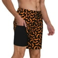 thumbnail image 2 of Balery Halloween Bat Bañador para hombre, shorts de playa de secado rápido con entrepierna y forro de compresión-XX-Large, 2 of 6