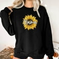 thumbnail image 4 of VBTAPA Girl Mom Sweatshirts for Women Mama Crewneck Pullover Tops Letter Print Long Sleeve Casual Trendy Fall Sweatshirt Black XL, 4 of 7