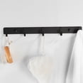 thumbnail image 4 of Storage Hook Punch Free Rust-proof Good Load-bearing Polished Surface Multipurpose Save Space Waterproof Aluminum Clothes Towel Scarf Hanging Hook Home Supplies, 4 of 8