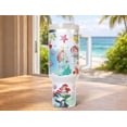 thumbnail image 4 of 40oz Little Mermaid Tumblers - Engraved Insulated Cup for Princess Gifts, White, 4 of 6
