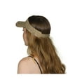 thumbnail image 2 of TopHeadwear Glitter Sequin Visor Hat - Beige, 2 of 2
