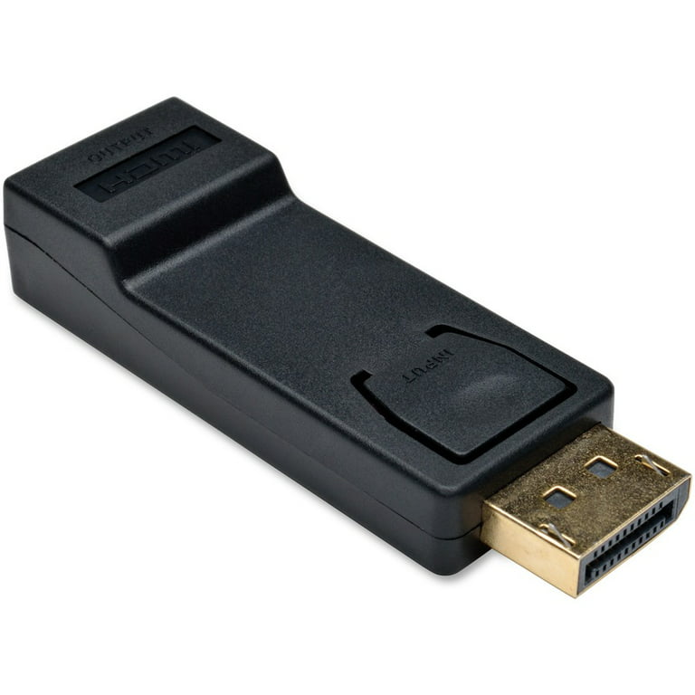 Tripp Lite DisplayPort to HDMI Adapter Converter DP to HDMI M/F 1 x DisplayPort Male Digital Audio/Video - 1 x HDMI Female Digital Audio/Video - Black | Bundle of - Walmart.com