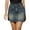 Blue, variant on HXWCHs Women's Retro High Waist A Line Denim Skirt Summer Style Casual Stretch Comfortable Hugging Fashion Mid Length Outfit Blue XS