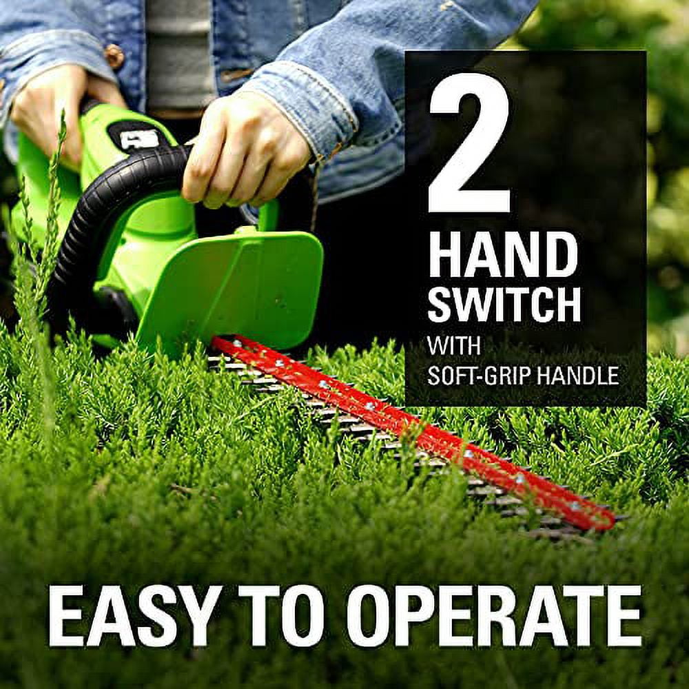 Greenworks 24V 22" Hedge Trimmer with 1.5Ah Battery & Charger 2205402