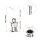 thumbnail image 2 of 12uds Dispensadoras Agujas, 32 Calibre 1/2" Inoxidable Acero Romo Punta 45 Grados Dobladas Dispensadoras Agujas para Tinta Cartuchos, Pegamento, Jeringas, Carpintería, 2 of 5