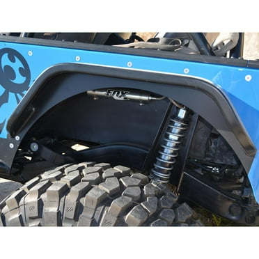 Poison Spyder Rear DeFender Flares (Bare Steel) - 14-05-B70 Fits select: 1997-2006 JEEP WRANGLER / TJ